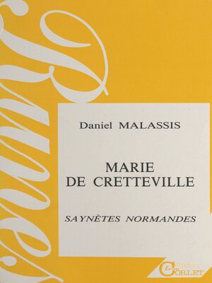 cover image of Marie de Cretteville